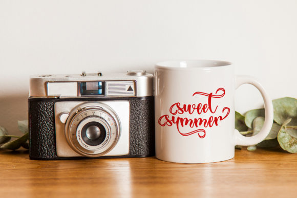 Lovely Summer Font PNG with transparent background - Preview 4