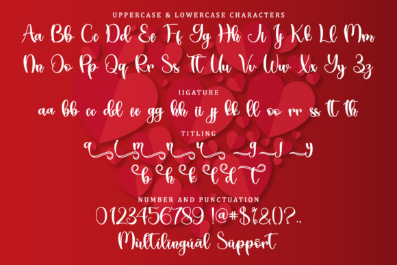 Lovely Summer Font PNG with transparent background - Preview 6
