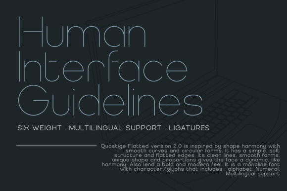 Quostige Font PNG with transparent background - Preview 1