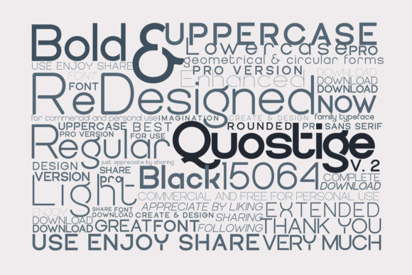 Quostige Font PNG with transparent background - Preview 2
