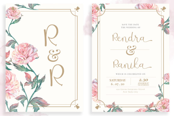 Rosebright Font PNG with transparent background - Preview 2