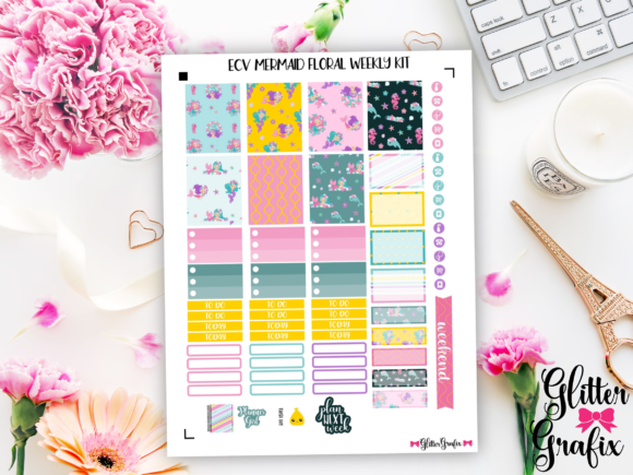 Vertical Planner Stickers Printable