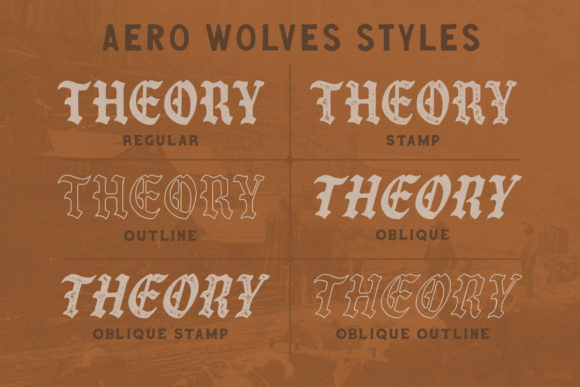 Aero Wolves Font - Preview 1