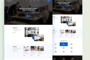 Agency UI Kit in Figma,XD,Sketch