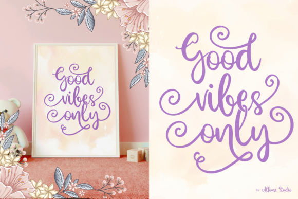 Alafyou Swirly Font - Preview 5