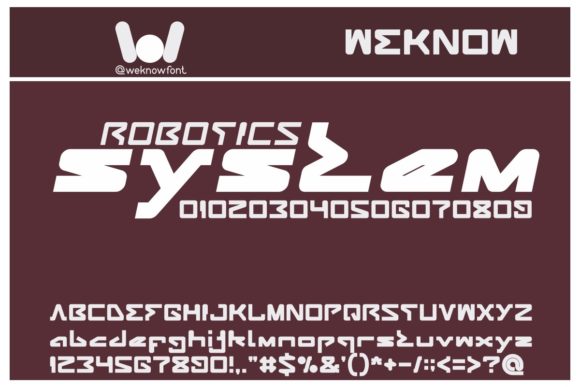 Android Robot Font - Preview 3