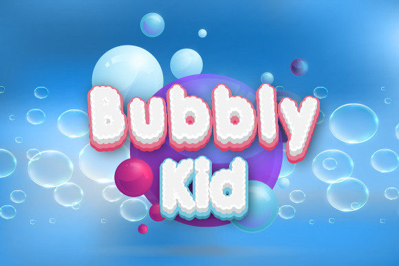Bubbly Kid Font - Preview 1