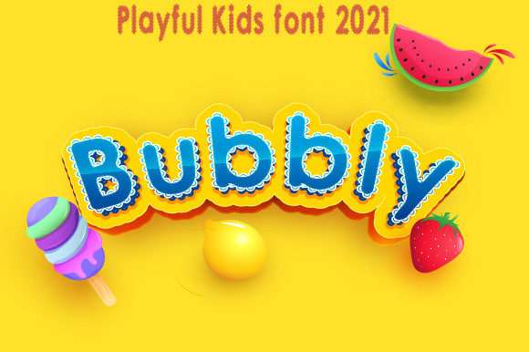 Bubbly Kid Font - Preview 2