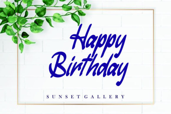 Disania Font PNG with transparent background - Preview 3