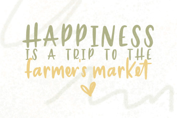 Farmer's Market Font - Preview 4