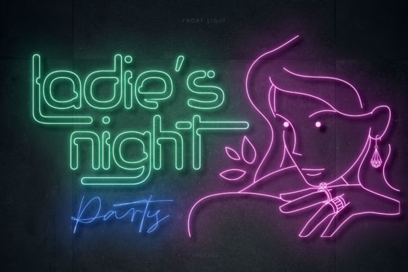 Front Light Font - Preview 4