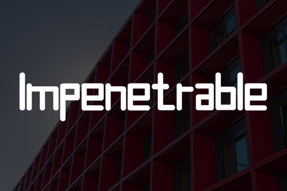 Heavy Modern Font PNG with transparent background - Preview 3