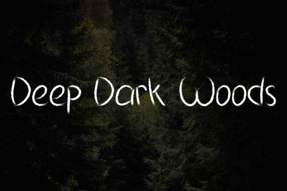 Hidden Woods Font PNG with transparent background - Preview 1