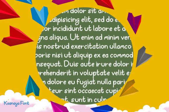 Kaanaya Font PNG with transparent background - Preview 1