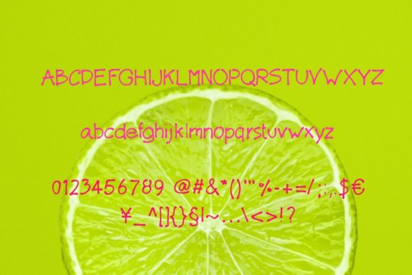 Not Perfect, but Fun Font PNG with transparent background - Preview 4