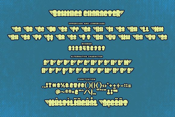 Bowings Font PNG with transparent background - Preview 4