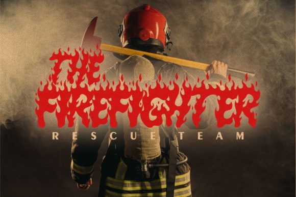 Burning Hammer Font - Preview 1