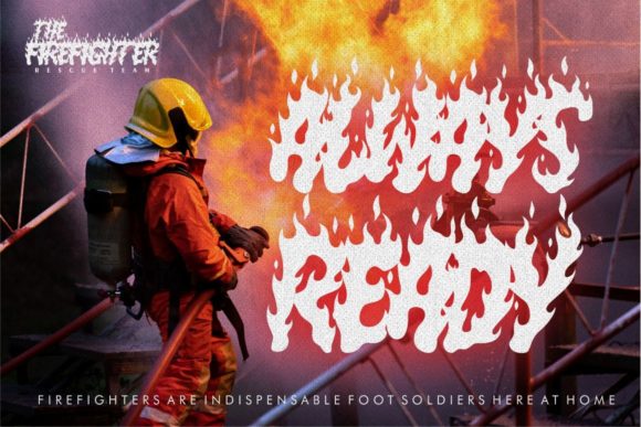 Burning Hammer Font - Preview 2