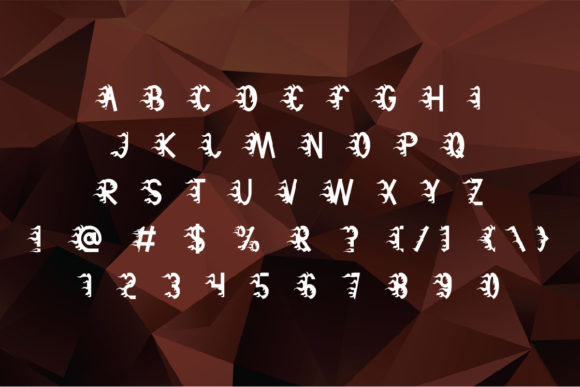 Fire Speed Font - Preview 2