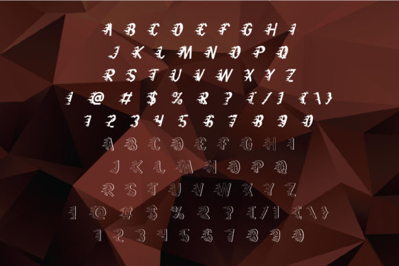 Fire Speed Font - Preview 5