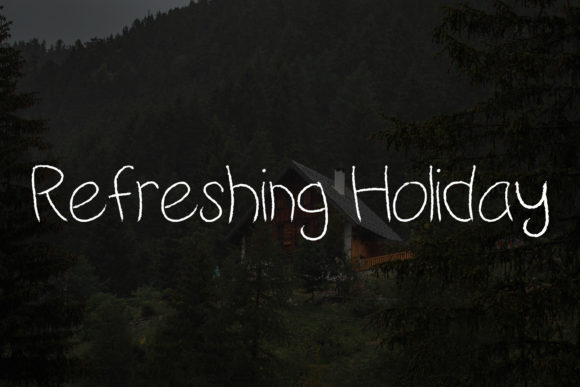 House Lodge Font PNG with transparent background - Preview 2