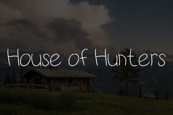 House Lodge Font PNG with transparent background - Preview 3
