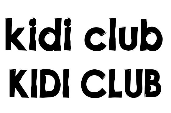 Kidi Club Font PNG with transparent background - Preview 1