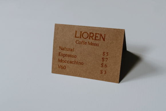 Lioren Font PNG with transparent background - Preview 4