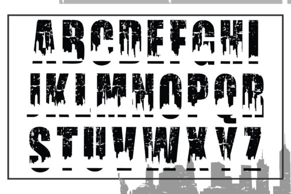 New York City Edition Font PNG with transparent background - Preview 1