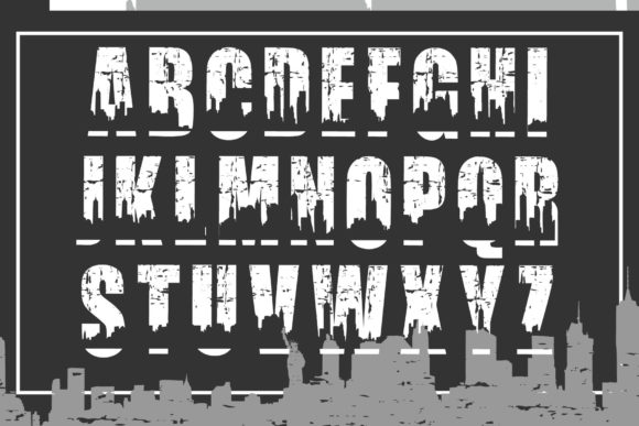 New York City Edition Font PNG with transparent background - Preview 5