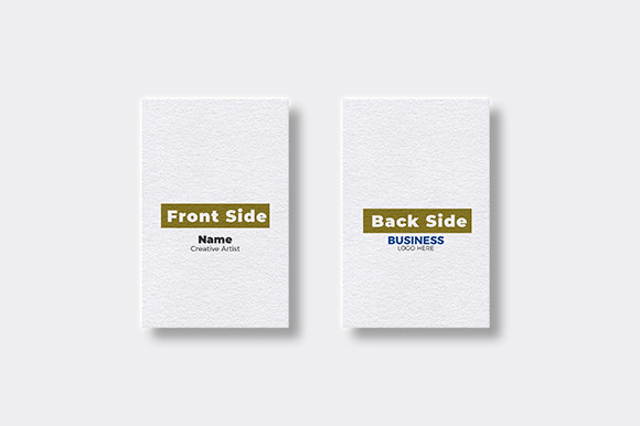Vertical Business Cards Mockup Graphic by sobuj23823 · Creative Fabrica