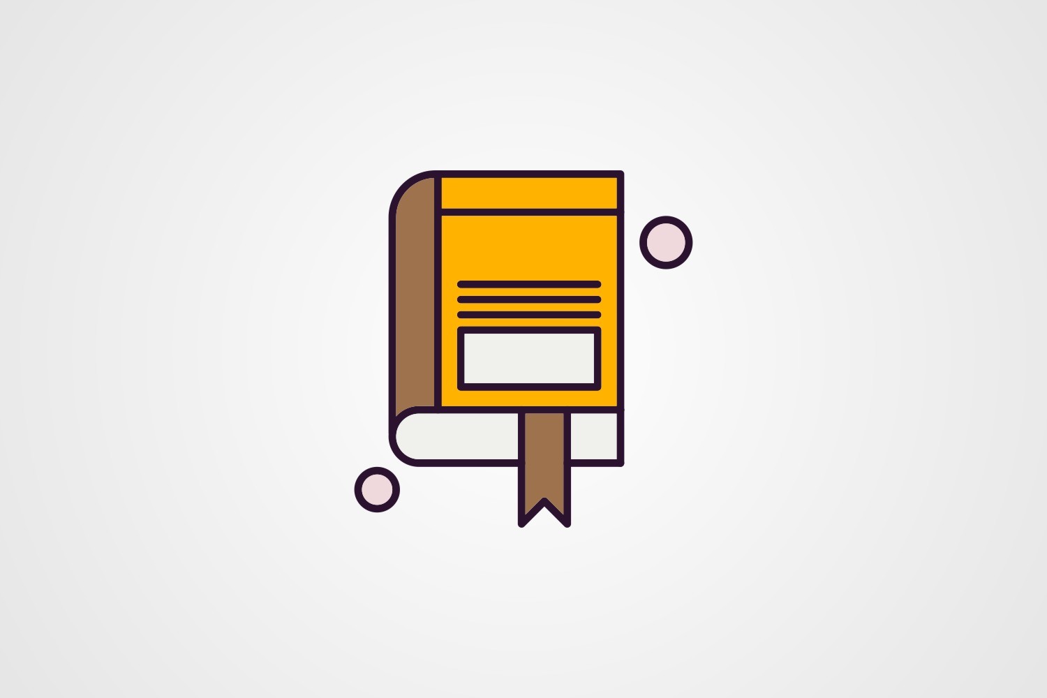 Vector Book Mark Line Filled Icon Graphic by kazim.abbas1996 · Creative ...