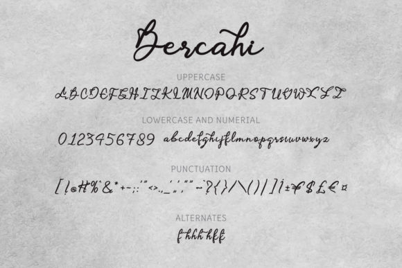 Bercahi Font - Preview 6