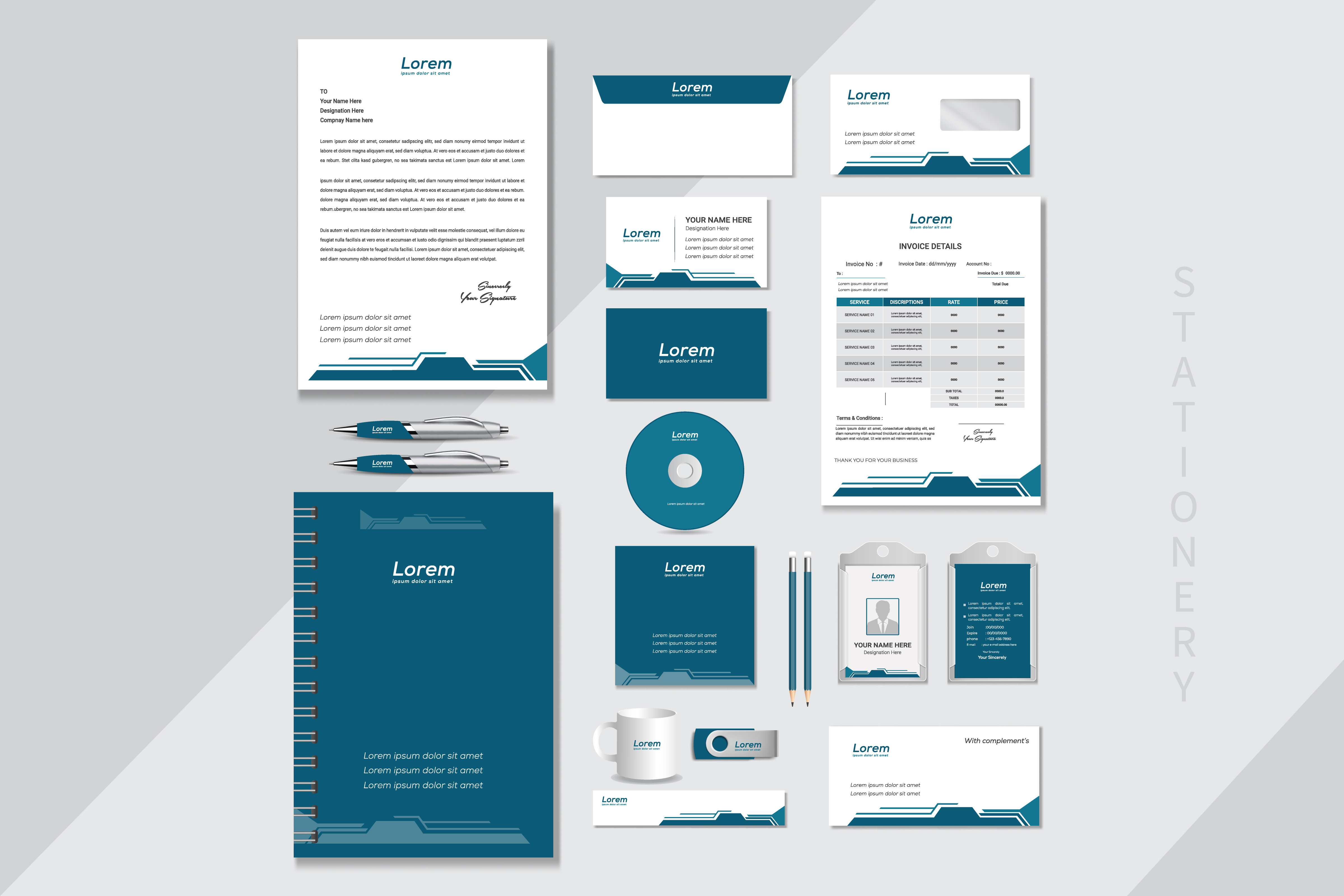 Corporate Brand Identity Design Template Graphic by musamahamud81 ...