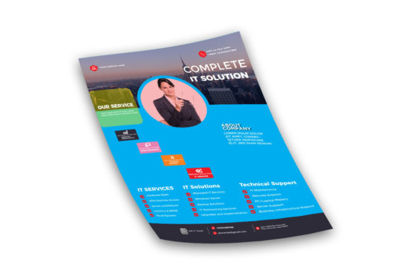 Create Business Flyer Design Trampleted Grafik Druck-Vorlagen Von Md Azim Uddin