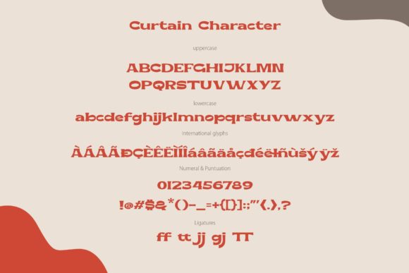 Curtain Font - Preview 6