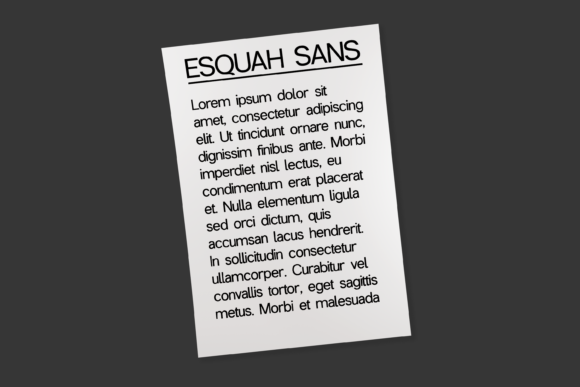 Esquah Font - Preview 1