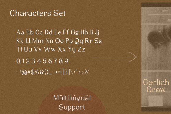 Garlich Grow Font - Preview 6