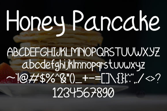 Honey Pancake Font - Preview 4