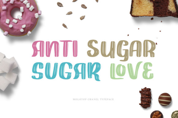 Molotop Chanel Font PNG with transparent background - Preview 5