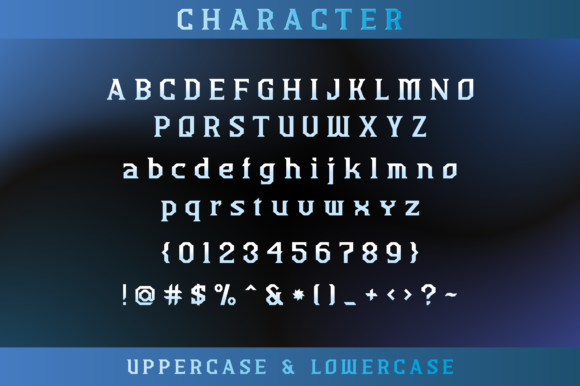 Monster Fighter Font PNG with transparent background - Preview 3