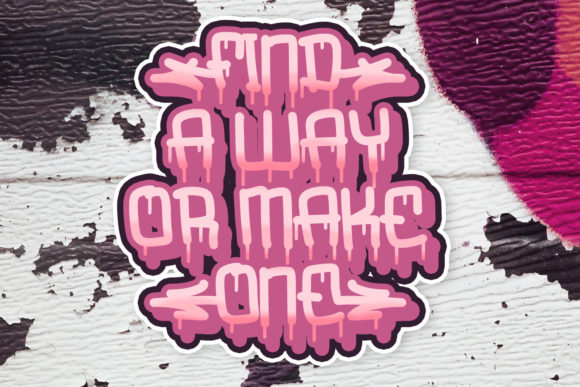Mostbreak Font font preview - 1