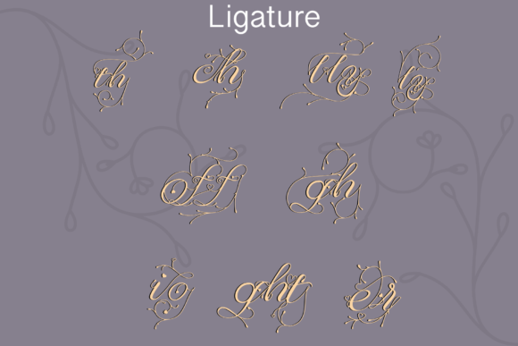 Plant Love Font PNG with transparent background - Preview 2