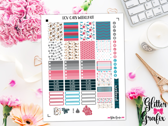 Vertical Planner Stickers Printable