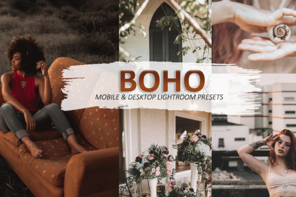 Boho Lightroom & Mobile Preset Gráfico Ações e Predefinições Por George Khelashvili
