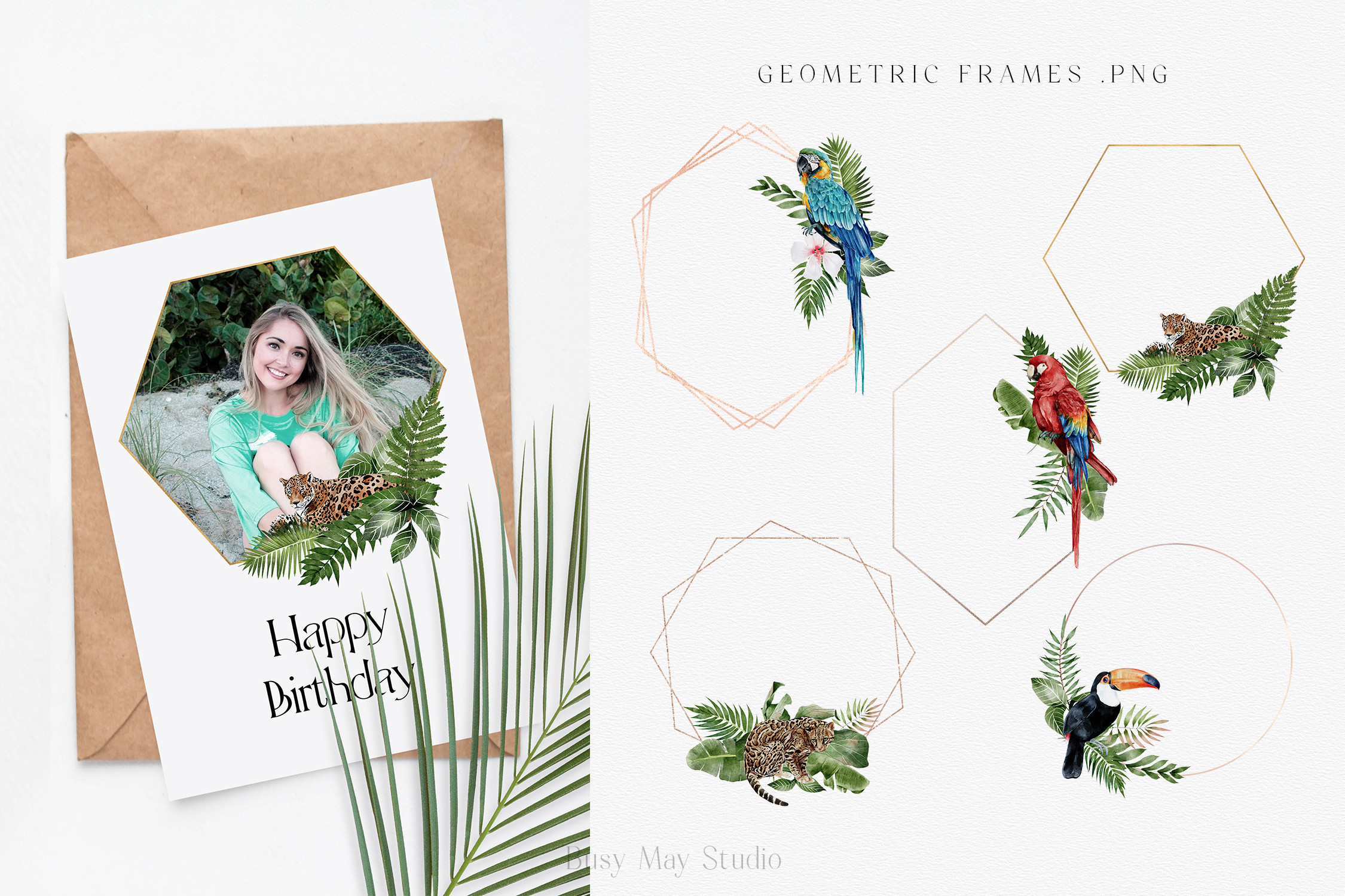 Modern Watercolor Rainforest Collection - photo 8
