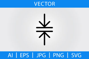 Vector Distance Arrow Outline Icon Graphic by Muhammad Ali · Creative ...