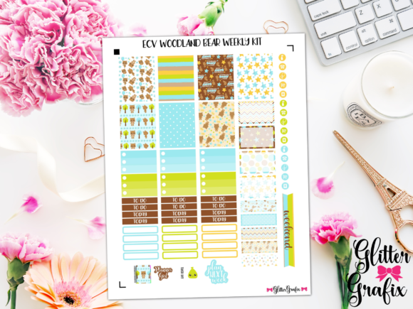 Vertical Planner Stickers Printable