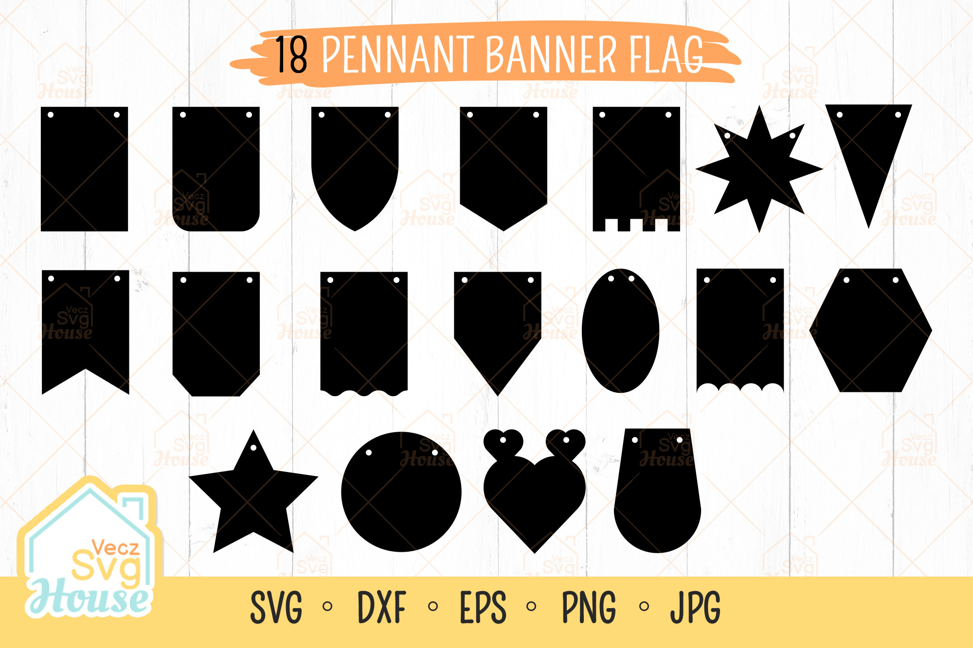 Pennant Banner Flag Patry Svg