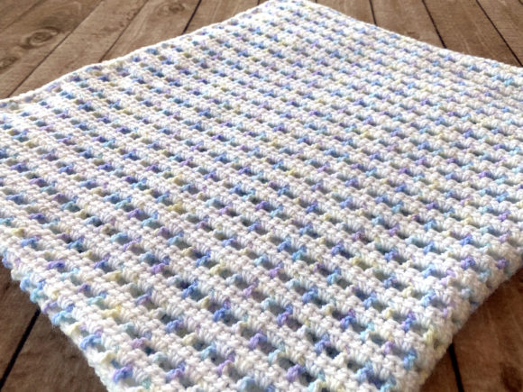 Sherbet Baby Blanket Crochet Pattern